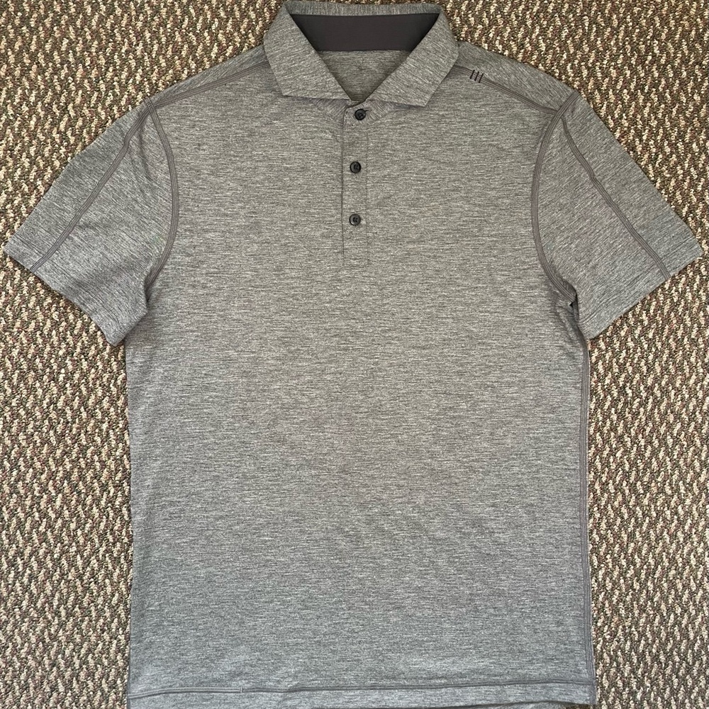 Lululemon Evolution Short Sleeve Polo Shirt *Pique Fabric